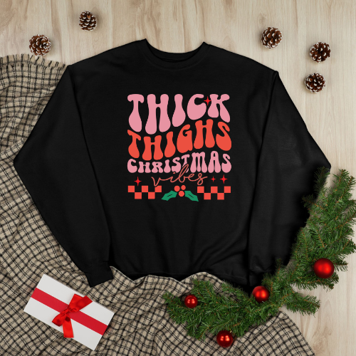 Cozy Christmas Crewneck Sweatshirt | Hanes EcoSmart | Unisex | Sizes S-3XL | Fast Shipping!