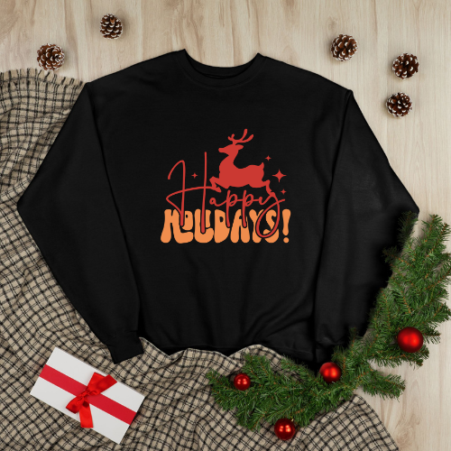 Cozy Christmas Crewneck Sweatshirt | Hanes EcoSmart | Unisex | Sizes S-3XL | Fast Shipping!