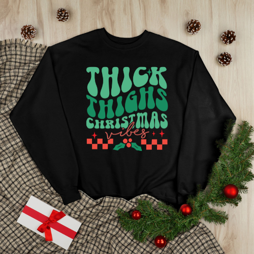 Cozy Christmas Crewneck Sweatshirt | Hanes EcoSmart | Unisex | Sizes S-3XL | Fast Shipping!