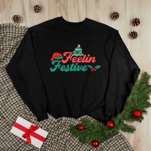 Cozy Christmas Crewneck Sweatshirt | Hanes EcoSmart | Unisex | Sizes S-3XL | Fast Shipping!