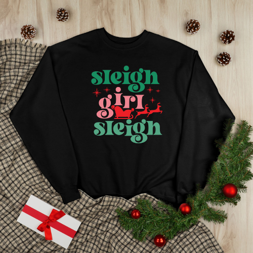 Cozy Christmas Crewneck Sweatshirt | Hanes EcoSmart | Unisex | Sizes S-3XL | Fast Shipping!