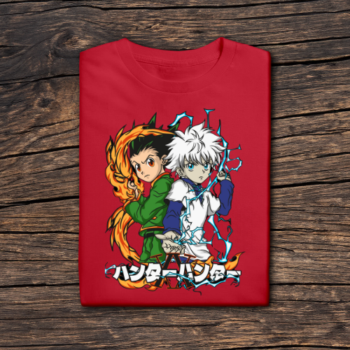 Hunter x Hunter Graphic T-Shirt - 100% Cotton, Hand Pressed, Comfortable & Anime-Inspired, Plus Size Friendly